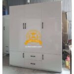 Tu nhua dai loan 3 canh mo 2 ngan keo va 2 ngan nho cua mo đung quan ao, giay, dep MT 03016 (1)