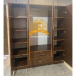 Tu nhua dai loan 4 canh cua mo 2 ngan keo lon dung quan ao MT 0424 (4)