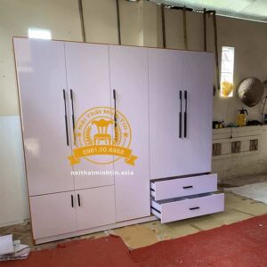 Tu nhua dai loan 5 canh 2 ngan keo lon,2 ngan mo dung quan ao MT 05023 (2)