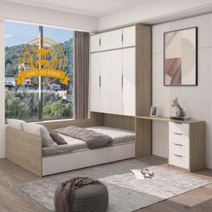 Noi that phong ngu tu nhua 2 tang 4 canh, giuong nhua cao cap MT 012019 (1)