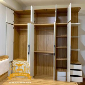 Tu nhua Dai Loan Vincopro 5 canh cua mo co ke trang tri 2 tang tien dung MT 30033 (2)