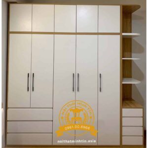 Tu nhua Dai Loan Vincopro 5 canh cua mo co ke trang tri 2 tang tien dung MT 30033 (3)