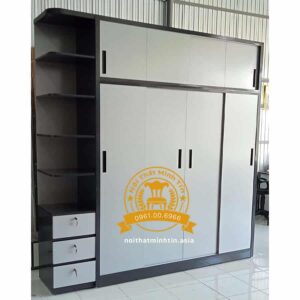 Tu nhua Dai Loan Zuko thiet ke 4 canh cua lua kem ke trang tri tien dung MT 30037 (2)
