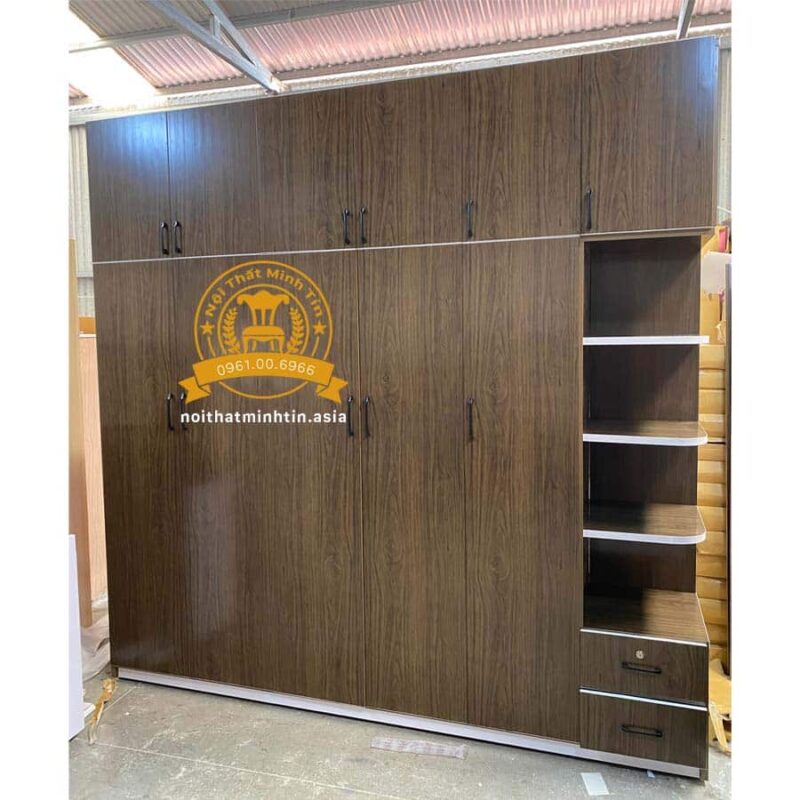 Tu nhua Dai Loan cao cap thiet ke 2 tang cao 2m4 co ke trang tri MT 06052 (2)