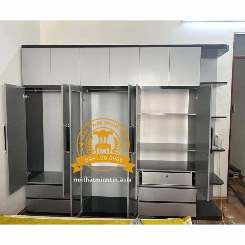 Tu nhua dai loan co lon 6 canh 4 ngan keo lon dung quan ao thiet ke cao cap MT 06036 (2)