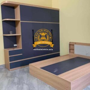 Tu nhua dai loan ke trang tri, 4 canh mo, 2 tang, giuong nhua cao cap MT 06025