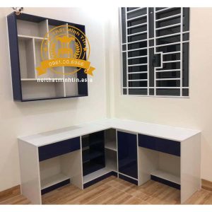 Ban lam viec nhua Dai Loan thiet ke chu L MT 002108