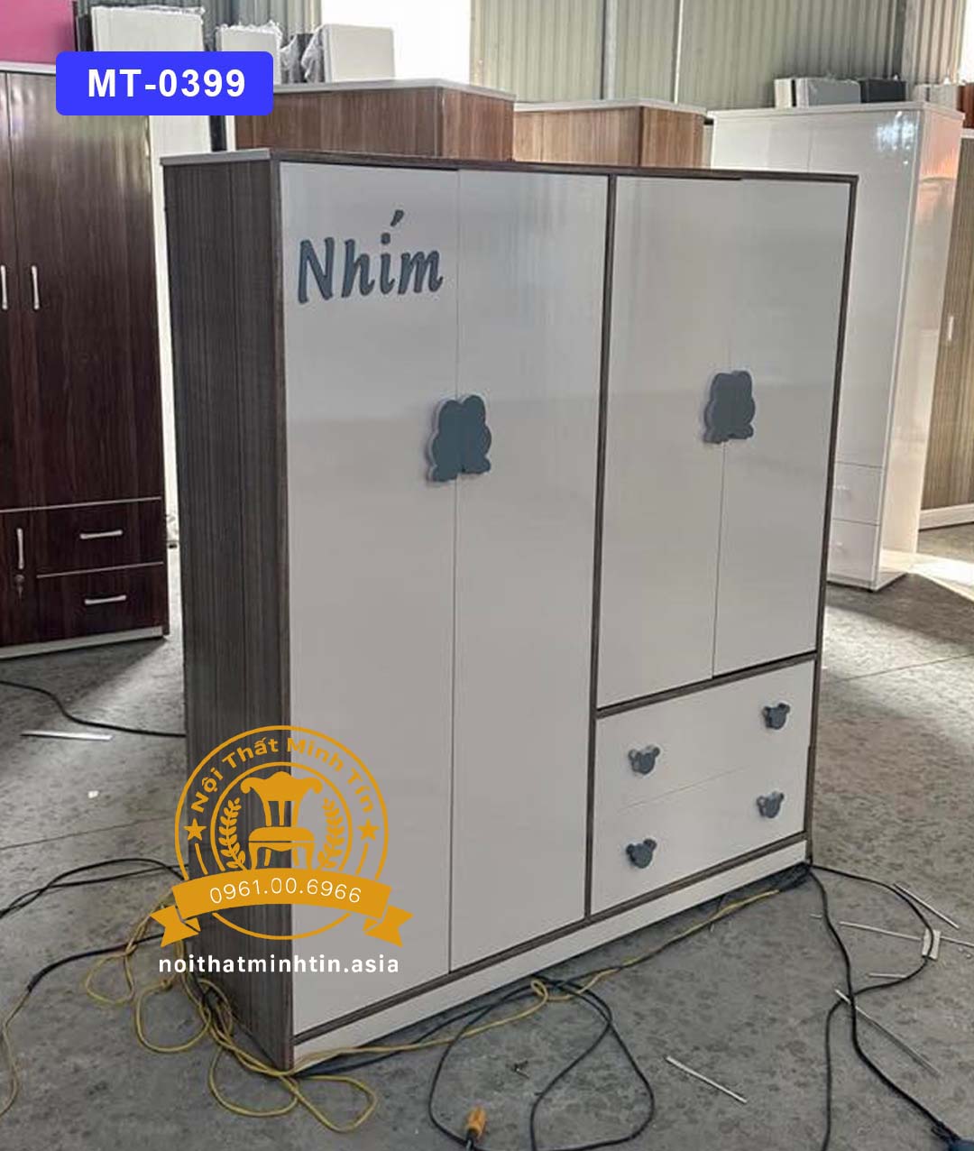 Tủ nhựa cho bé cánh mở