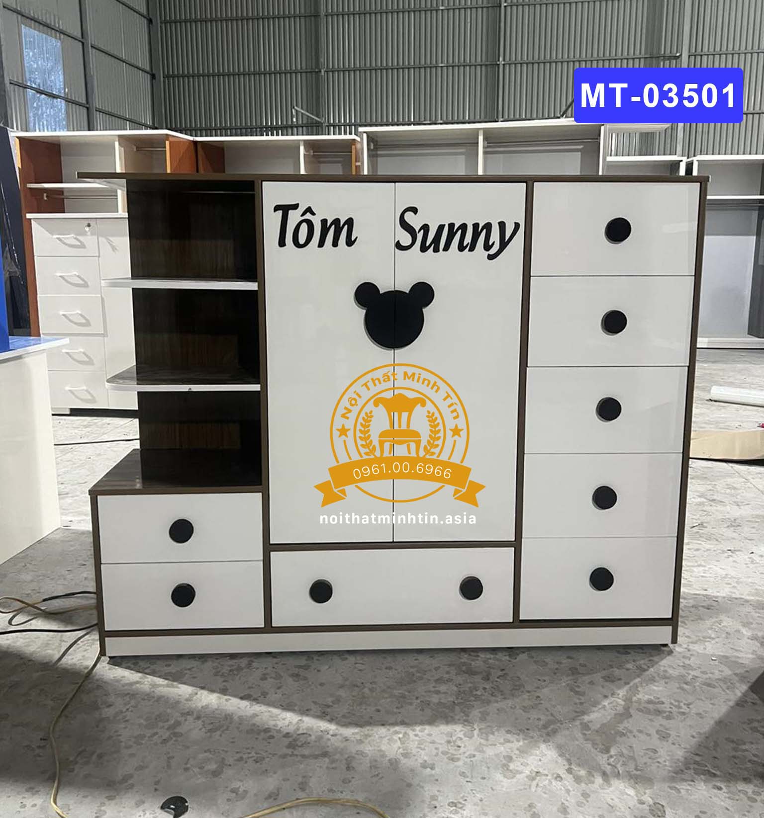 Tủ quần áo cho bé gái