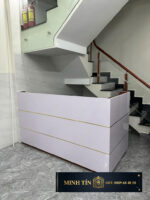 Minh Tín BTN0401V Bàn thu ngân nhựa VincoPlast chữ L 3 ngăn kéo (3)